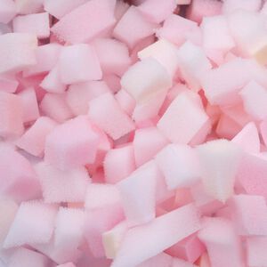 vidaXL Zerkleinerte Schaumf&uuml;llung Rosa 106 x 23 x 23 cm Polyurethan