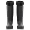 vidaXL Gummistiefel mit Herausnehmbarem Innenfutter Schwarz Gr. 39 PVC
