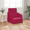 vidaXL Schlafsofa Weinrot 65 x 80 x 83 cm Samt