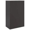vidaXL Highboard Schwarz 67x39x95 cm Stahl
