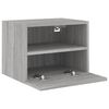 vidaXL TV-Wandschrank Grau Sonoma 40x30x30 cm Holzwerkstoff