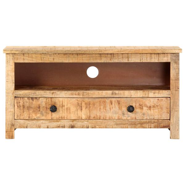 vidaXL TV-Schrank 79x30x40 cm Raues Mangoholz