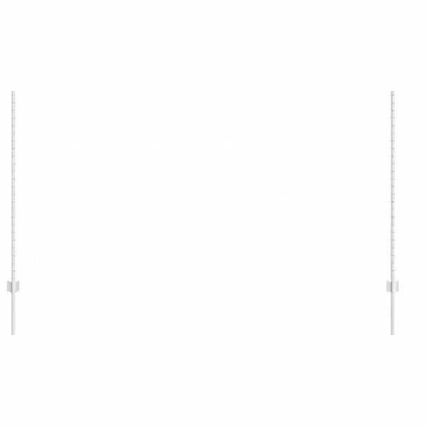 vidaXL Zaunpfosten 11 pcs Silber 140 cm Stahl