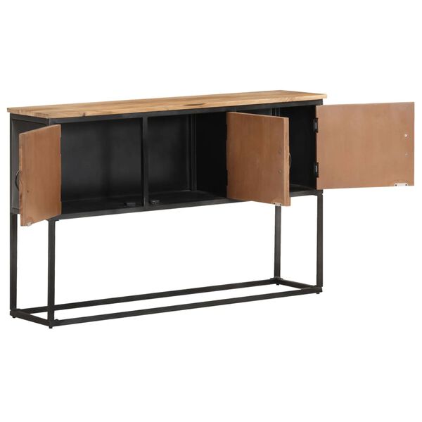vidaXL Sideboard 120x30x75 cm Akazie Massivholz