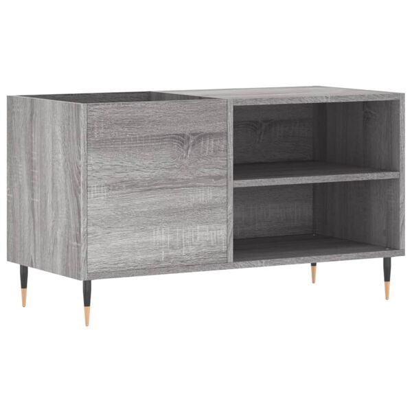 vidaXL Plattenschrank Grau Sonoma 85x38x48 cm Holzwerkstoff