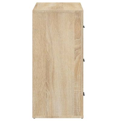 vidaXL Sideboard Sonoma-Eiche 80x33x70 cm Holzwerkstoff