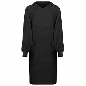 vidaXL Decken-Hoodie KINN Schwarz XL Baumwolle