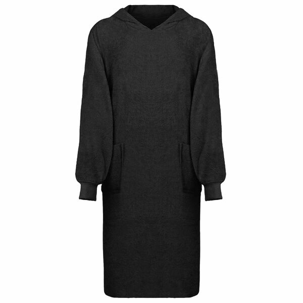 vidaXL Decken-Hoodie KINN Schwarz XL Baumwolle