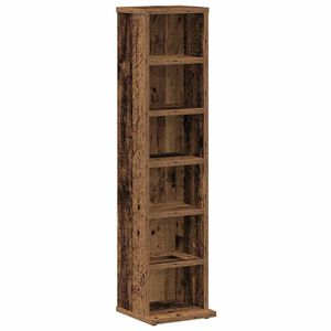 vidaXL CD-Regal Altholz-Optik 21x20x88 cm Holzwerkstoff