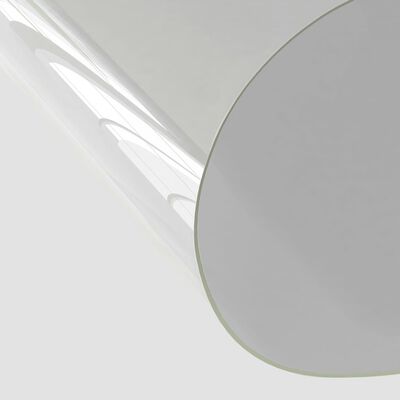 vidaXL Tischfolie Transparent 80x80 cm 1,6 mm PVC