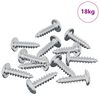 vidaXL Schraube 13636 pcs Silber M4 x 16 mm Stahl