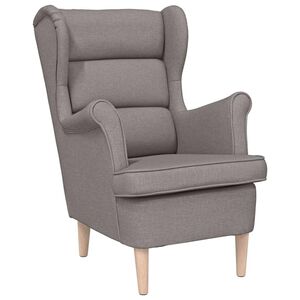 vidaXL Sessel Taupe 74x84x100 cm Stoff