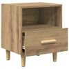 vidaXL Nachttisch 2 pcs Artisan-Eiche 40 x 35 x 47 cm Holzwerkstoff