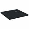 vidaXL Duschbodenablage mit Punkten 90 x 90 x 4 cm ABS Schwarz