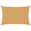 vidaXL Sonnensegel 160 g/m&sup2; Rechteckig Sandfarben 2x3 m HDPE