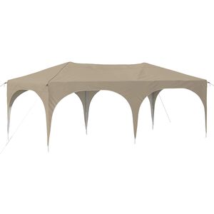 vidaXL Pop-up Partyzelt 575 x 288 x 245 cm Creme Oxford-Stoff