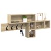 vidaXL Wandmontierter nachttisch Sonoma-Eiche 100 x 12 x 43,5 cm