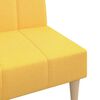 vidaXL Schlafsofa 2-Sitzer Gelb Stoff