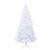 vidaXL Künstlicher Weihnachtsbaum Weiß 180 cm PVC und Stahl