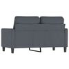 vidaXL 2-Sitzer-Sofa Dunkelgrau 120 cm Samt