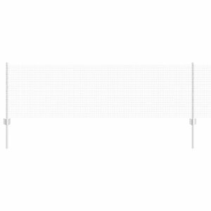 vidaXL Zaun mit Pfosten Silber 0,6 x 10 m Stahl