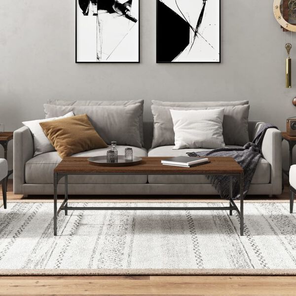 vidaXL Couchtisch Braun Eichen-Optik 80x50x35 cm Holzwerkstoff