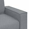 vidaXL 3-Sitzer-Sofa Hellgrau 180 cm Stoff