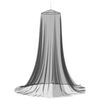 vidaXL Moskito-Netz f&uuml;r das Bett 156 Mesh Schwarz ⌀56 x 220 cm