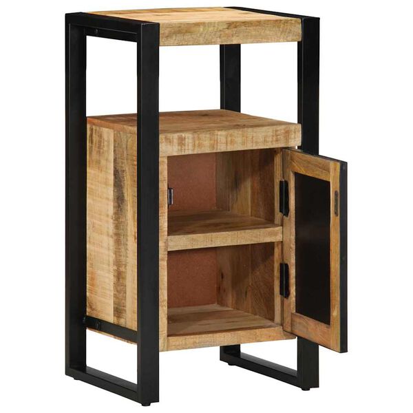 vidaXL Badezimmerschrank Braun 40 x 35 x 75 cm Massivholz Mango