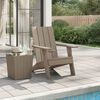 vidaXL Adirondack-Gartenstuhl Hellbraun 75x88,5x89,5 cm Polypropylen