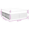 vidaXL Boxspringbett mit Matratze Rosa 180x200 cm Samt