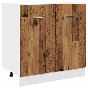 vidaXL Sp&uuml;lenunterschrank Lyon Altholz-Optik 80x46x81,5 cm Holzwerkstoff