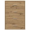 vidaXL Sideboard Artisan-Eiche 60 x 31 x 84 cm Holzwerkstoff