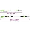 vidaXL 2-in-1 Teleskopstangen-Kettens&auml;ge/Heckenschere 25/41 cm 710/550W