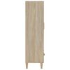 vidaXL Highboard Sonoma-Eiche 70x31x115 cm Holzwerkstoff