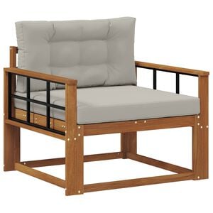 vidaXL Outdoor Mittelsofa Natur