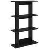 vidaXL Wandregal Wandhalterung Schwarze Eiche 56 x 20 x 90 cm