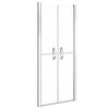 vidaXL Duscht&uuml;r Transparent ESG 91x190 cm