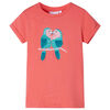 Kinder-T-Shirt Korallenrosa 104