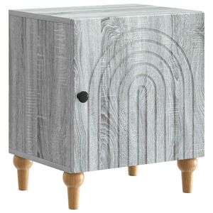 vidaXL Nachttisch Graues Sonoma 43 x 34,5 x 50 cm Holzwerkstoff