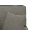 vidaXL Chaise Lounge mit Rock Hellgrau 91 x 157 x 91 cm Rippenstoff