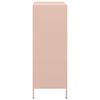 vidaXL Highboard Rosa 68x39x103,5 cm Stahl