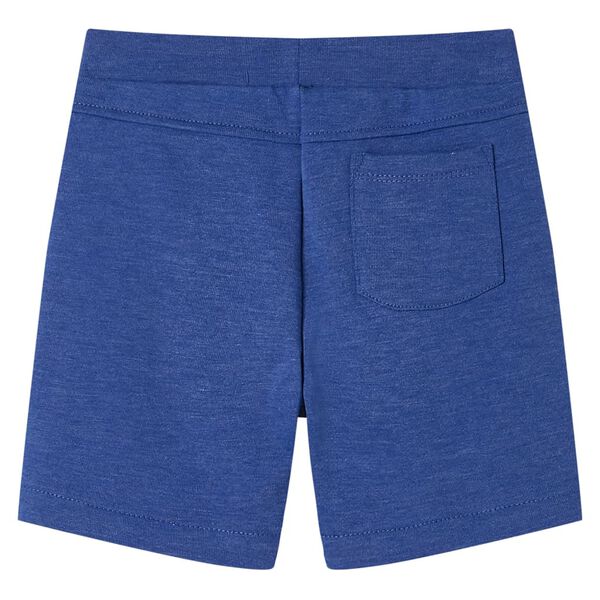 Kindershorts mit Kordelzug Blau Melange 128