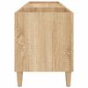 vidaXL Schallplattenschrank Sonoma-Eiche 121 x 38 x 48 cm Holzwerkstoff