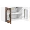 vidaXL K&uuml;chenschrank mit Regal 2 pcs Ger&auml;ucherte Eiche 60 x 31 x 40 cm
