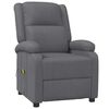 vidaXL Massagesessel Grau Kunstleder