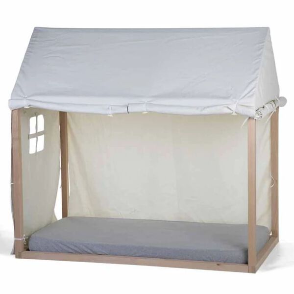 CHILDHOME Bezug f&uuml;r Hausbett 150x80x140 cm Wei&szlig;