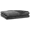 vidaXL Gewichtsdecke Anthrazit 120 x 180 cm 9 kg 100% Baumwolle 205T