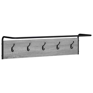 vidaXL Garderobenst&auml;nder Sonoma-Grau 100 x 30 x 25 cm Holzwerkstoff