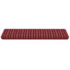 vidaXL Selbstklebende Treppenschoner 15 pcs Rot 65 x 21 x 4 cm